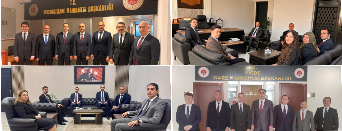 Kırşehir, Nevşehir, Niğde ve Aksaray İdare Mahkemelerine Ziyaret
